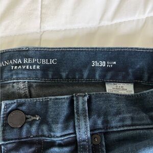 Banana Republic Men's Slim Fit Jeans - Dark Blue